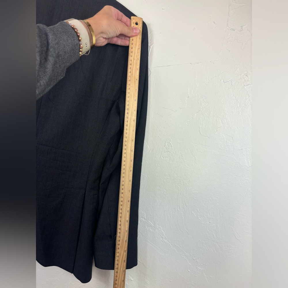 MOSSIMO DUTTI Super 130's Wool Charcoal Grey Blazer Suit Jacket Business 46/36 - Picture 16 of 16